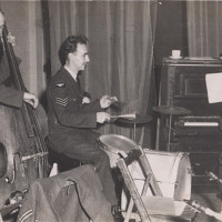 Alan Bracewell Playing Piano In The Dance Band Trio Manchester